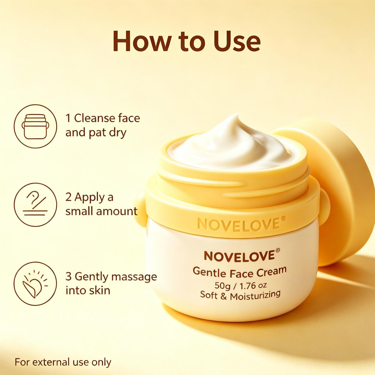 NOVELOVE® Gentle Face Cream